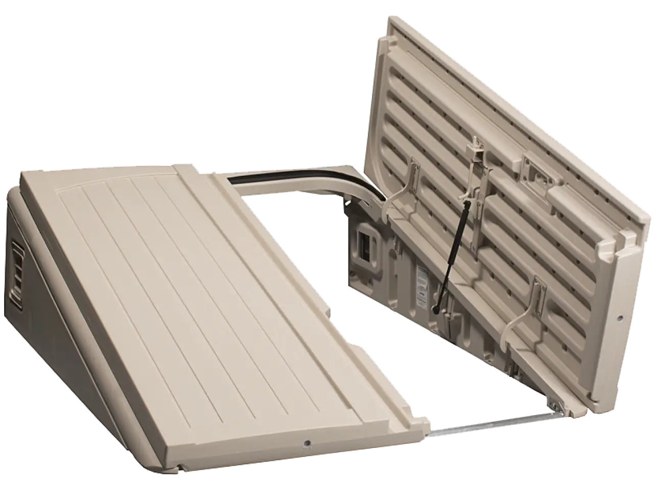 beige basement door