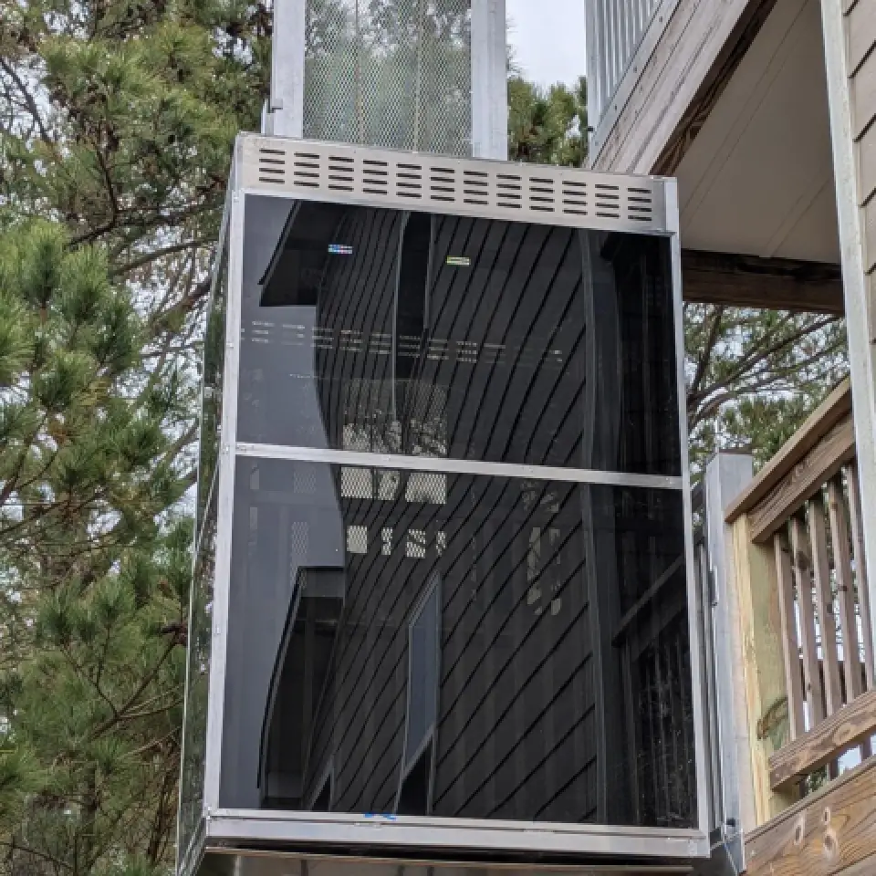 Three Stop Outdoor Elevator in Nags Head, NC