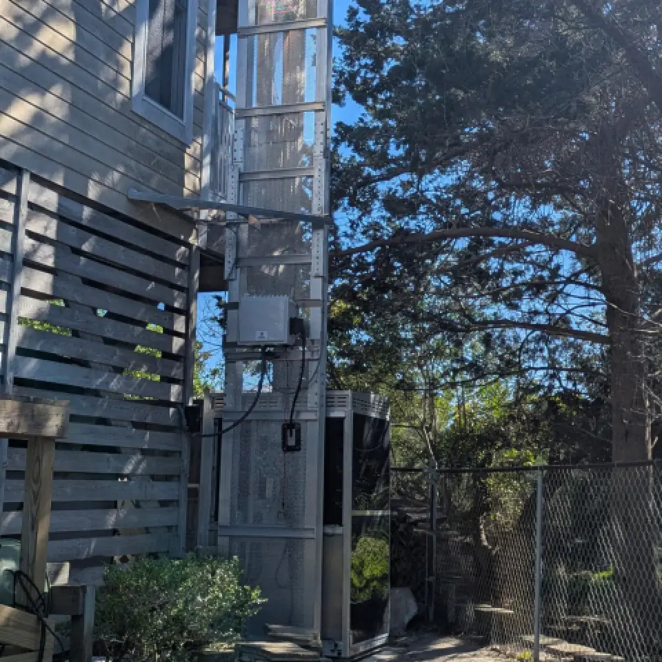 Enclosed Outdoor Lift in Frisco, NC