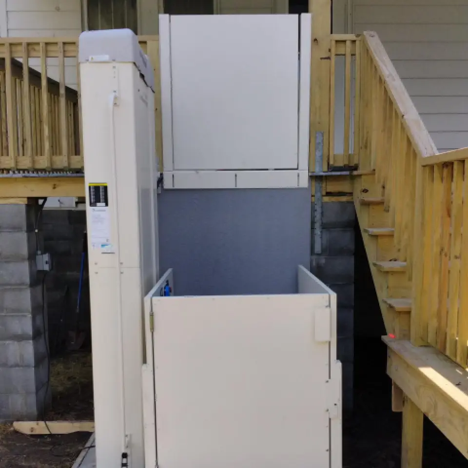 Porch Lift installation in Bayboro, NC