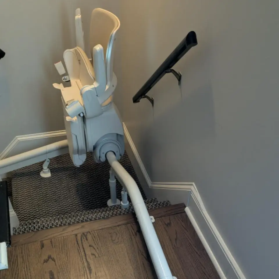 Curved Stair Lift in Greenville, NC