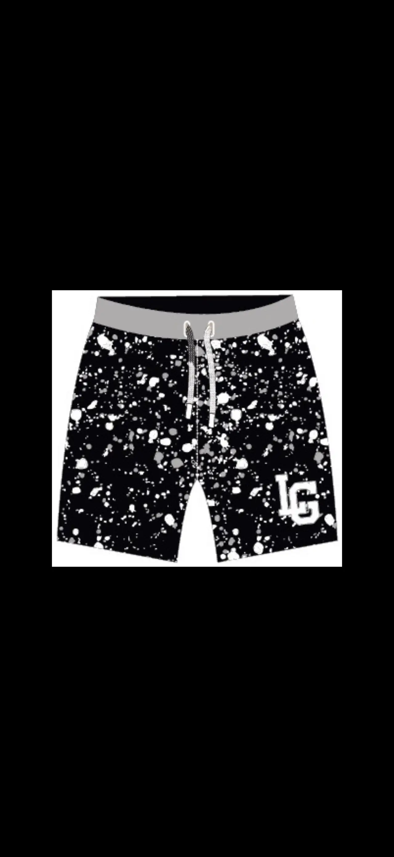 LG Splatter Shorts