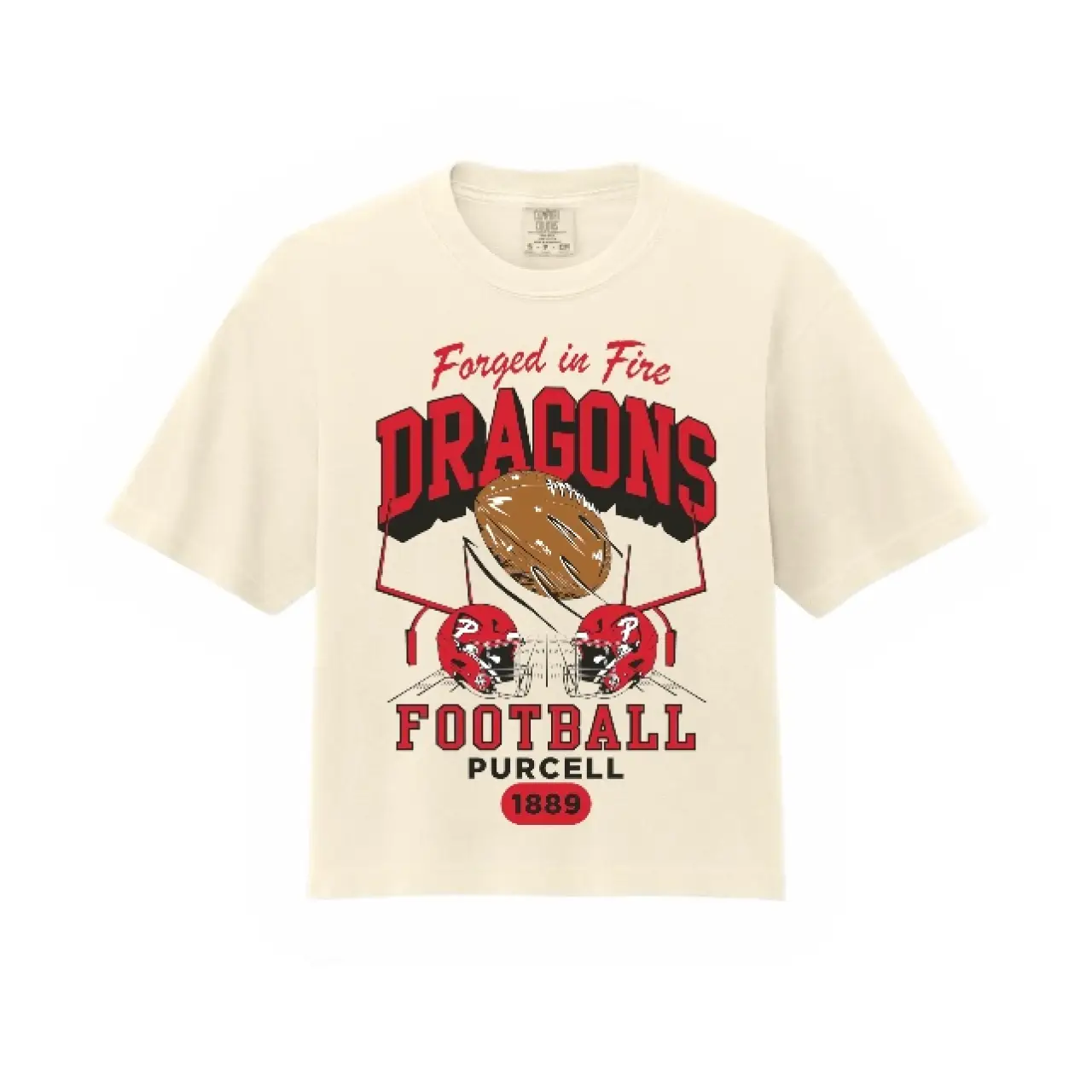 Graphic Mid Crop Tee, Women‘s