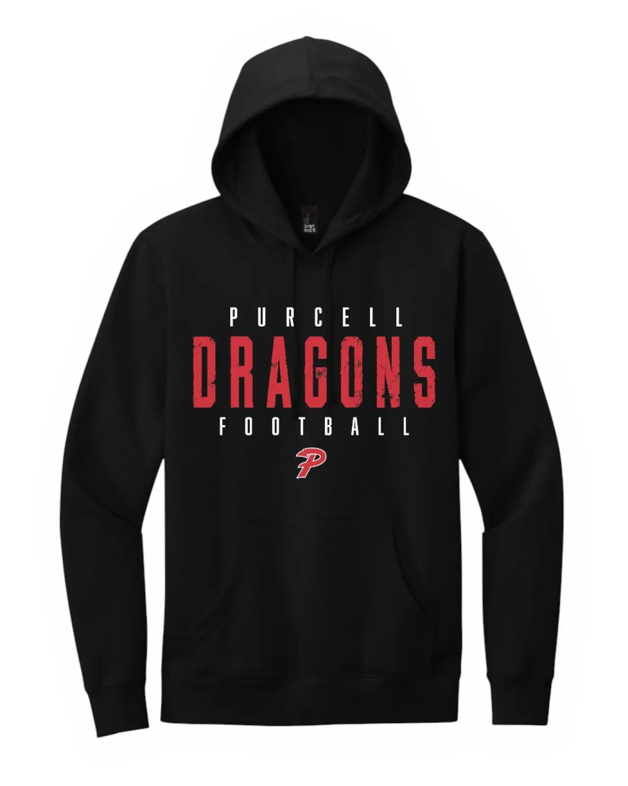 Purcell Football Hoodie, youth and adult