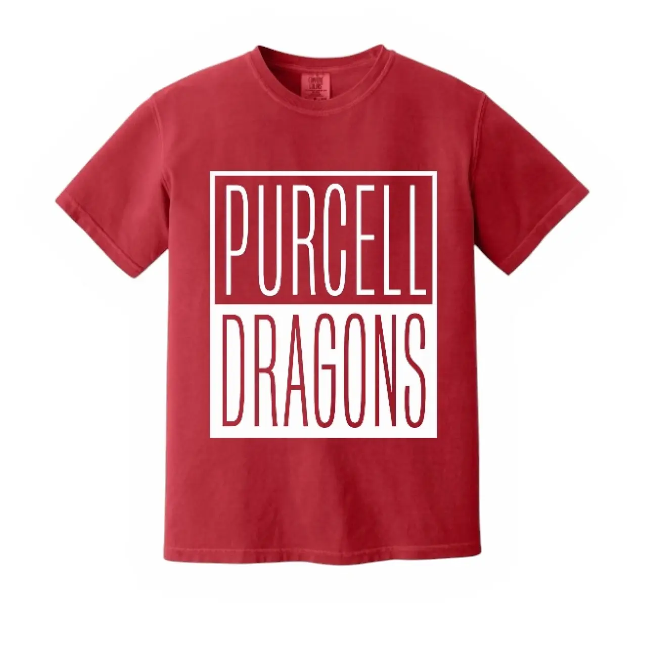 Dragons Split Box Tee, Comfort Colors