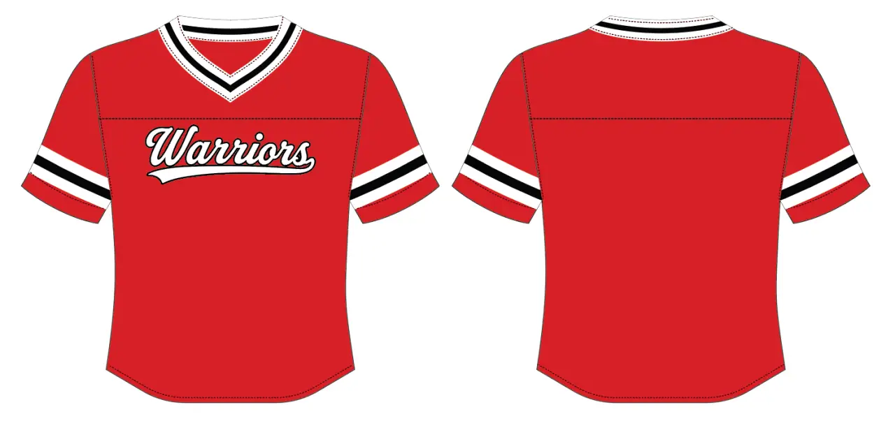 Warriors Mid Crop Jersey