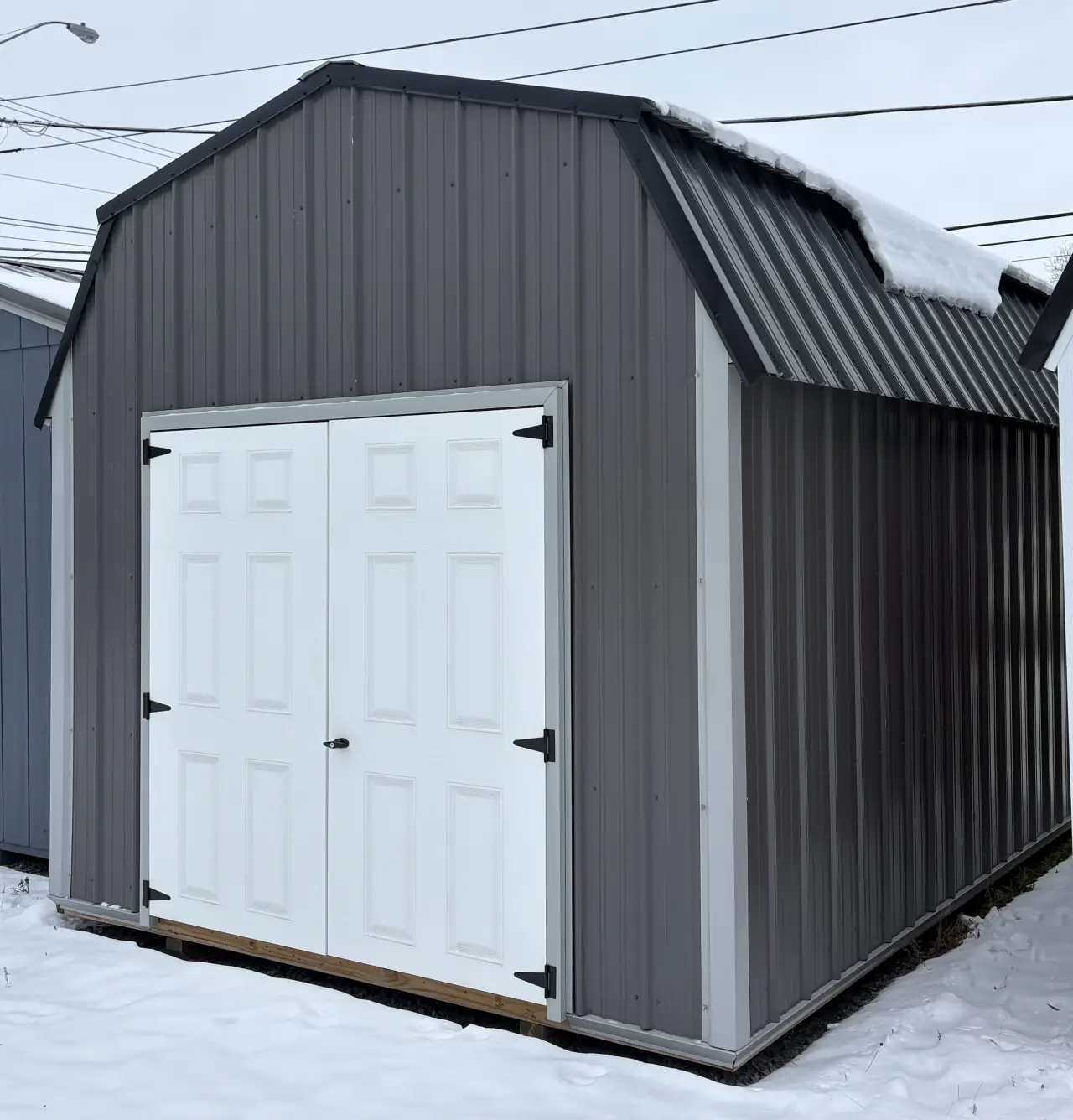 10x16 Metal Lofted Barn