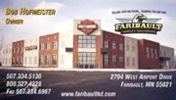 Faribault Harley Business Card