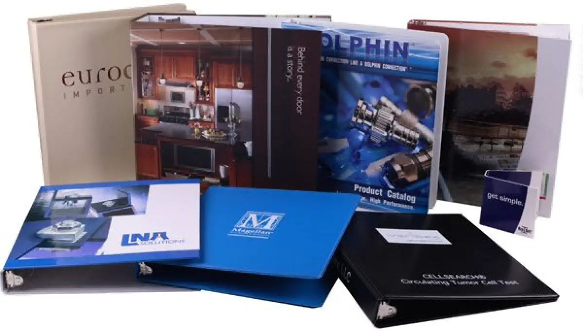 custom printed binders