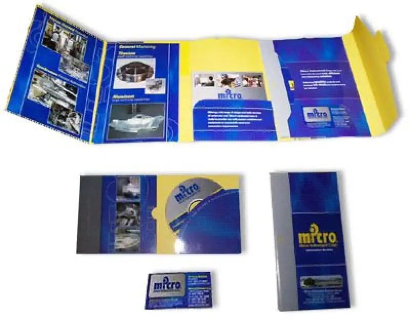 Graphically coordinated Multi media / Marketing kit