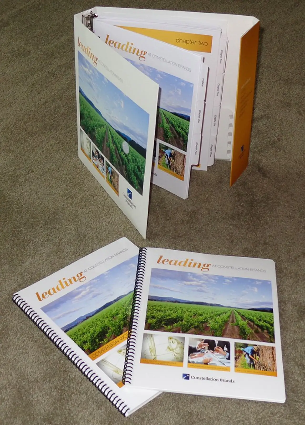 Custom Printed Binder Training Manuals