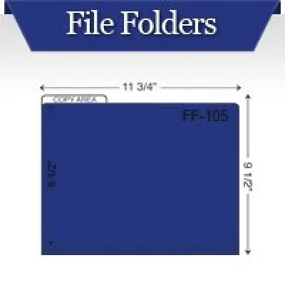 Custom Printed File Tab Pocket Folders