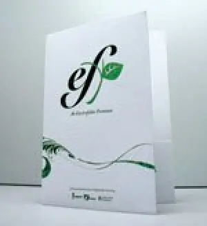 FSC certified and 100% recycled EFP - Envirofolder Premium