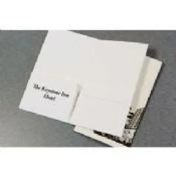 Custom Printed Hotel Card with 2 Pockets