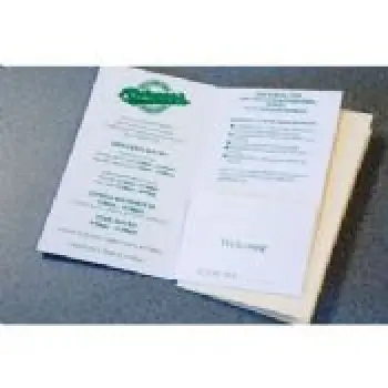 Custom Printed Hotel Card with 1 Right Pockets
