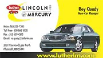 Luther Lincoln Business Card