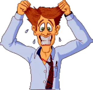 Guy Stressed