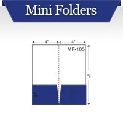 Custom Printed Mini Pocket Folders