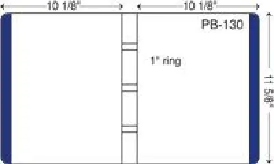 Paperboard Binder template 130