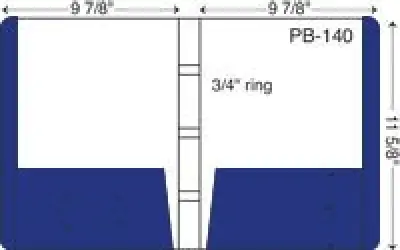 Paperboard Binder template 140