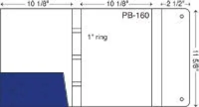 Paperboard Binder template 160