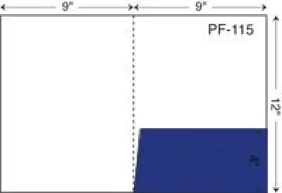 PF 115 Single Right Pocket Folder