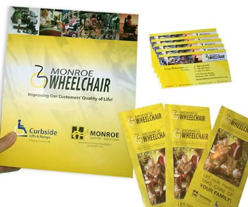 Custom Printed Pocket Folder, Brochures, & Full Color Business Cards