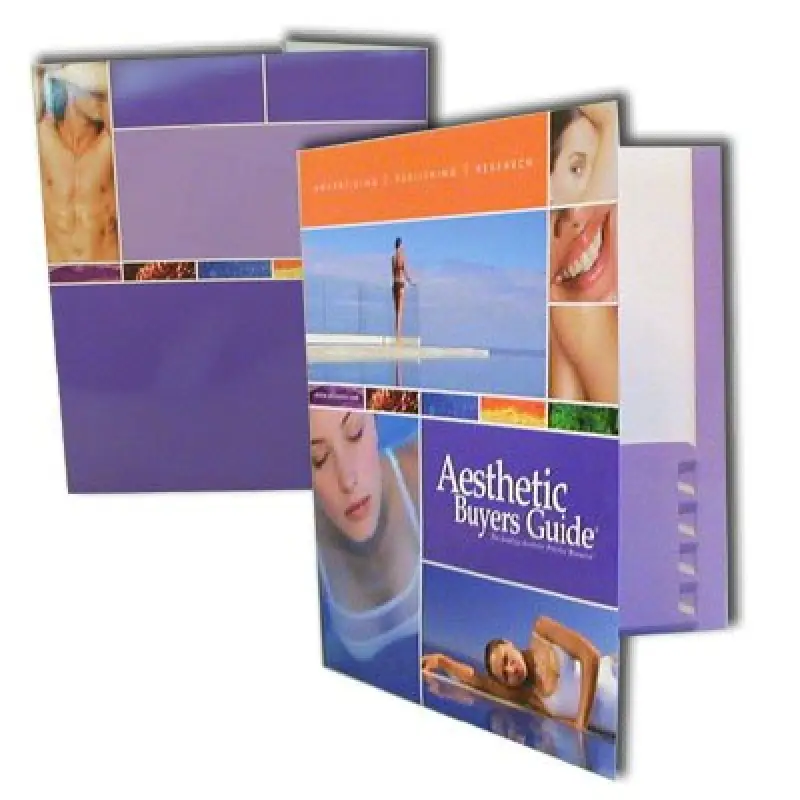 Custom Printed File Tab Folder with Expandable Pocket