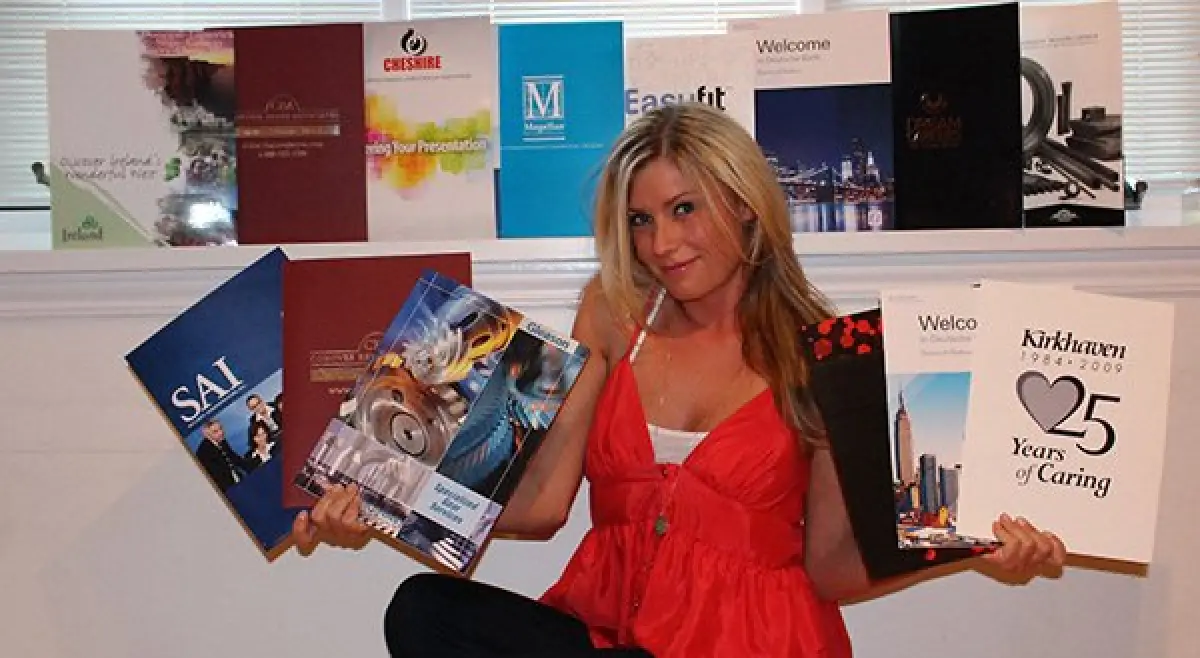Professional presentation folders