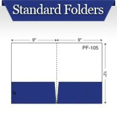 Custom Printed Standard Pocket Folders
