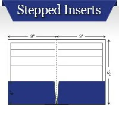Custom Printed Stepped Inserts
