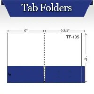 Custom Printed Tab Folders