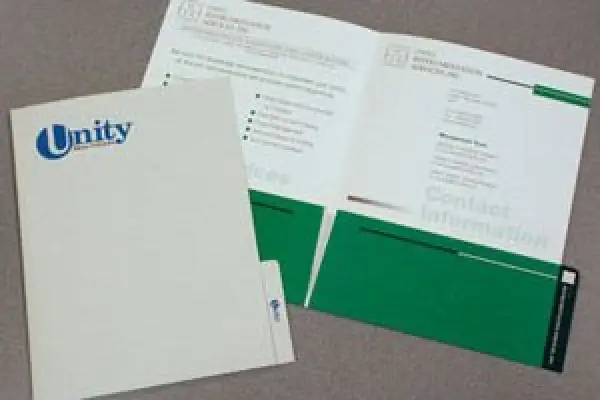 110 Single Right Pocket Tab Folder - Right Pocket Tab