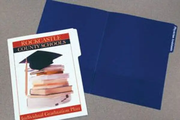 120 Two Pocket Tab Folder - Right Panel Tab