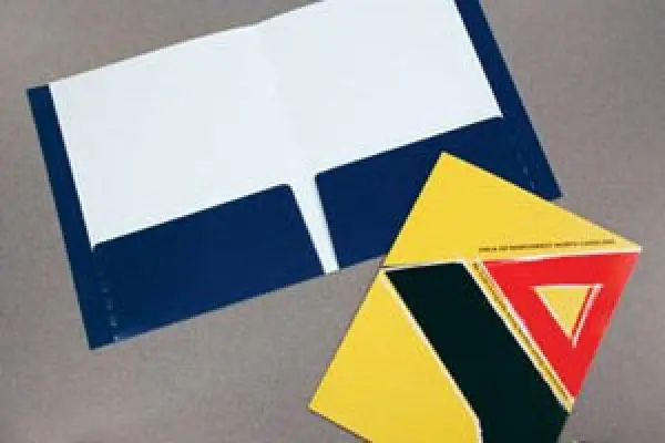145 Single & Double Pocket Tab Folder