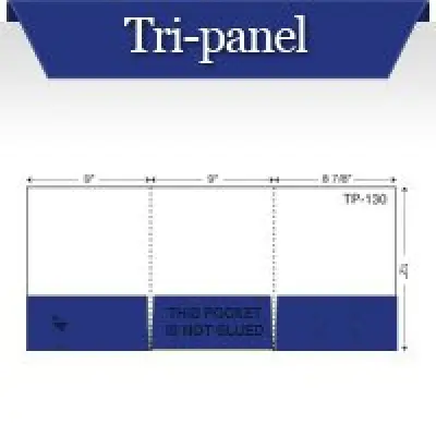 Custom Printed Tri Panel Pocket Folders