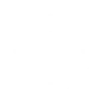 Pixel art clock showing 3:00, with a black face and white hands and border.