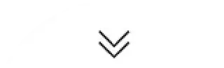 Two black downward-pointing chevrons stacked vertically on a white background.