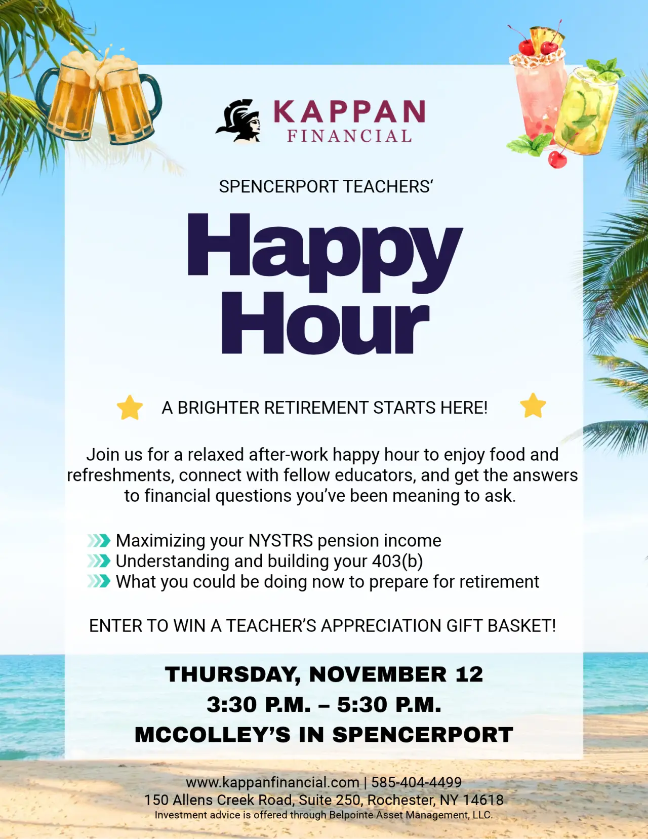 Spencerport Teachers' Happy Hour