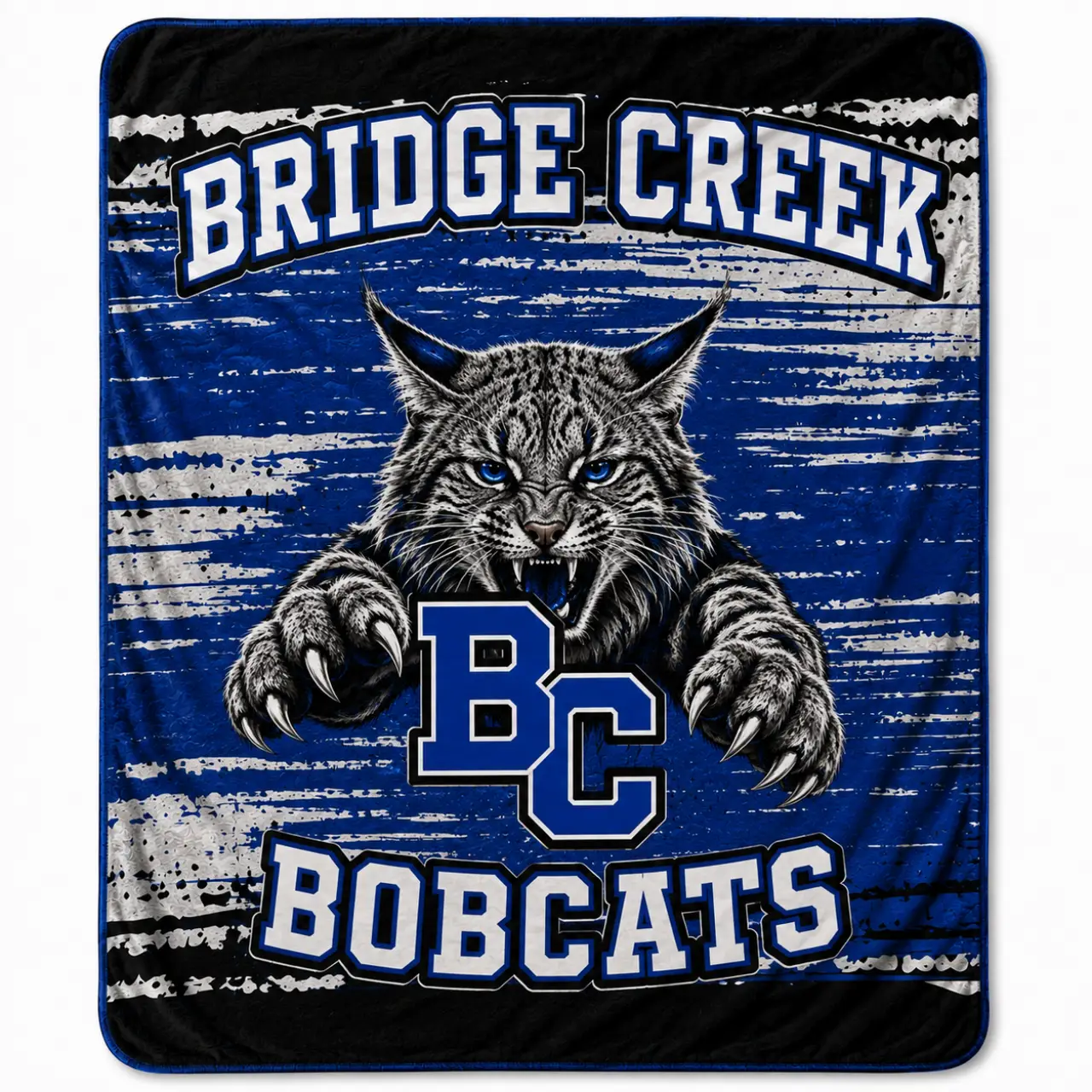 Bridge Creek Bobcats Blanket