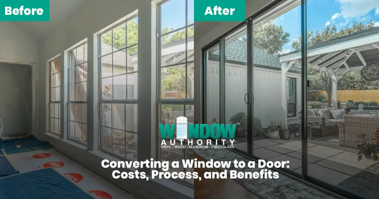 Converting a window to a door: Learn costs, the process, and the benefits of this renovation.