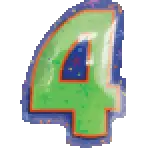 Jr Number 4 Multi Colo