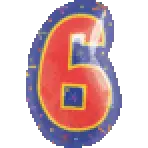 Jr Number 6 Multi Colo