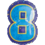 Jr Number 8 Multi Colo