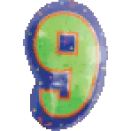 Jr Number 9 Multi Colo