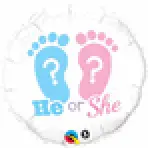 He or She Footprints