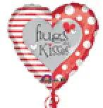Red and White Hug-Kisses