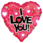 Love Heart Dot Pattern