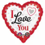 Love You Silver Hearts HX