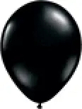 Balloon Black 11" 25 ct